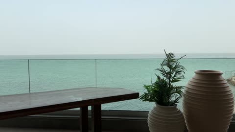 Outdoor Restaurant Terrace Sea View Video