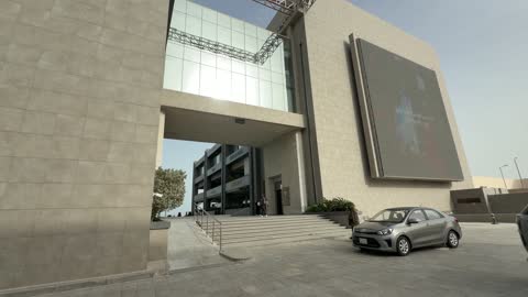 Modern Commercial Building Urban Exterior Video