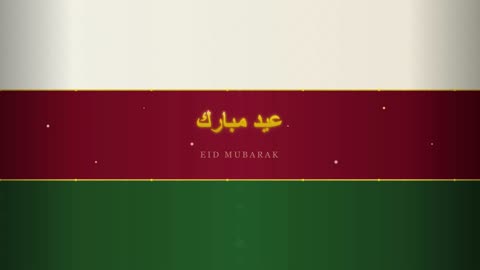 Eid Mubarak Animated Greeting Background Video
