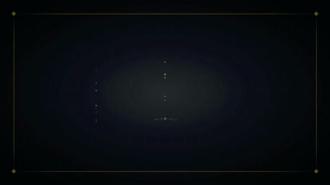 خلفية إسلامية متحركة بإطار ذهبي مع نص عربي ديني مزخرف