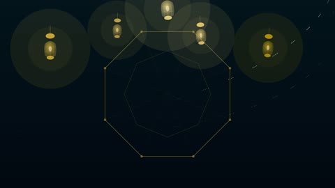 عيد مبارك تهنئة إسلامية رسوم متحركة