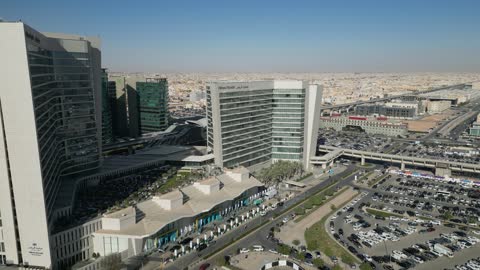 فندق هيلتون الرياض لقطات جوية طائرة بدون طيار