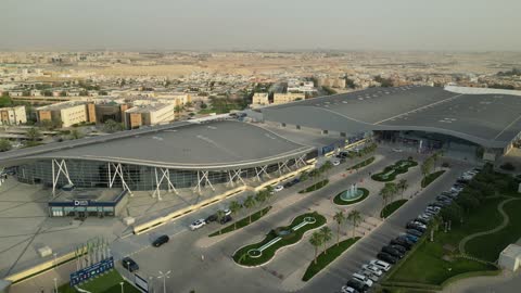 مركز الرياض الدولي للمؤتمرات والمعارض لقطة جوية