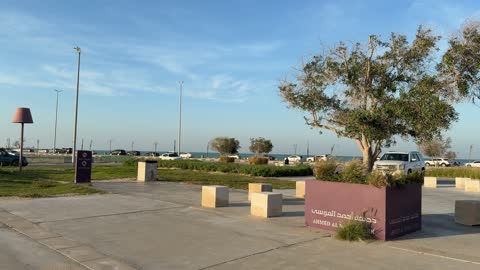 Ahmed Al Mousa Park Saudi Arabia Waterfront Footage