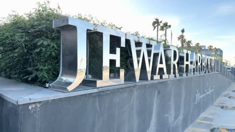 Jewar Harbour Entrance Signage and Street View Footage