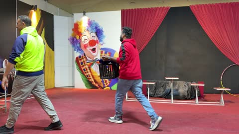 Magician Circus Stage Performance Footage