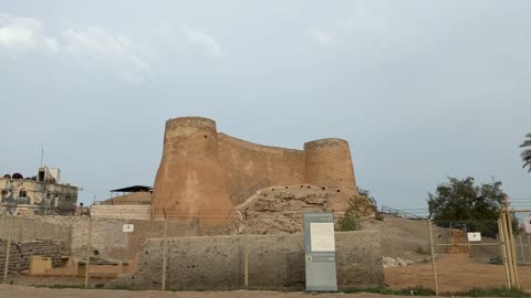 Tarout Castle Qatif Saudi Arabia Historical Fort Footage
