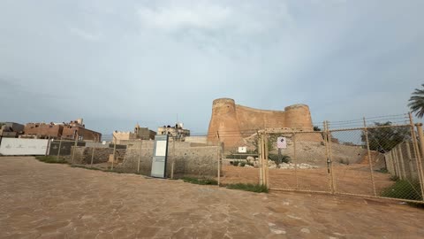 Tarout Fort Qatif Saudi Arabia Historic Site Footage