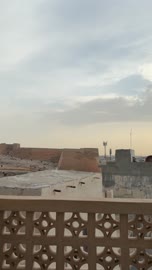 Historical Fort View From Traditional Balcony Video
