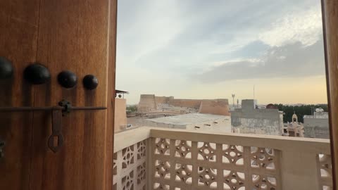 Traditional Balcony View of Historic Stone Fort