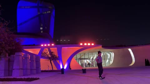 Mime at King Abdulaziz Center Ithra Dhahran Night Video