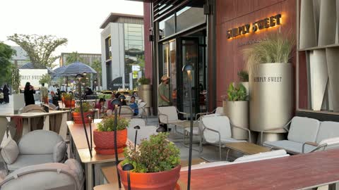 Simply Sweet Cafe Outdoor Seating Saudi Arabia Video