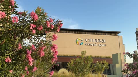 C Front Building Exterior with Pink Oleander Flowers