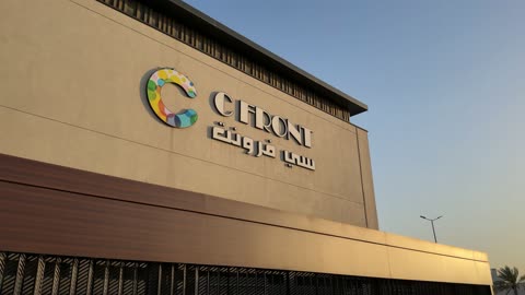 C Front Building Exterior Golden Hour Video