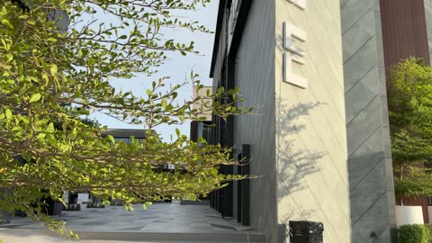 Modern Urban Plaza and Contemporary Building Panning