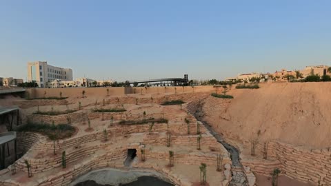 Sha'ib Um Qasr Riyadh Urban Park Aerial View