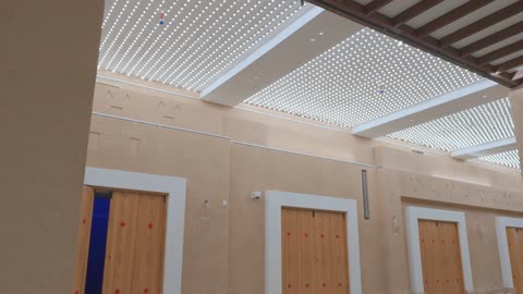 Traditional Saudi Interior Hall Architecture Footage