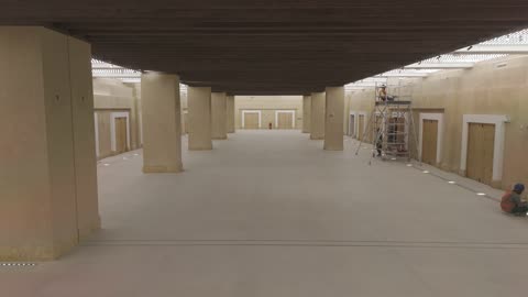 Turaif District Diriyah Interior Construction Site Footage