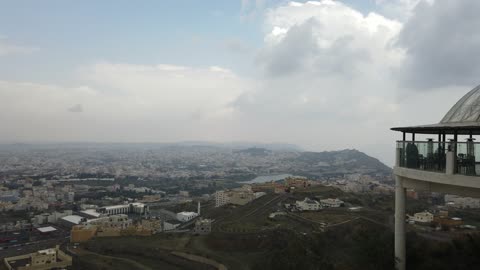 Abha Saudi Arabia Cityscape Mountain View Video