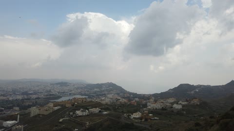فيديو مدينة أبها السعودية والمناظر الطبيعية الجبلية