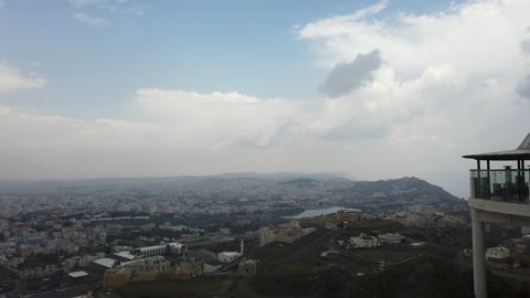 Abha Saudi Arabia Cityscape Mountain View Footage