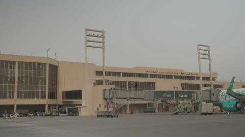 Flynas Airplane at Dammam King Fahd International Airport