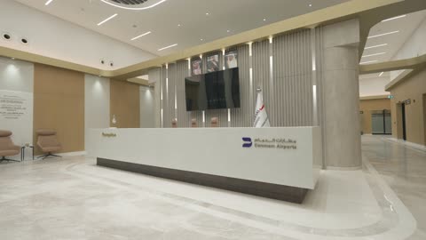 فيديو التصميم الداخلي لمكتب استقبال مطارات الدمام