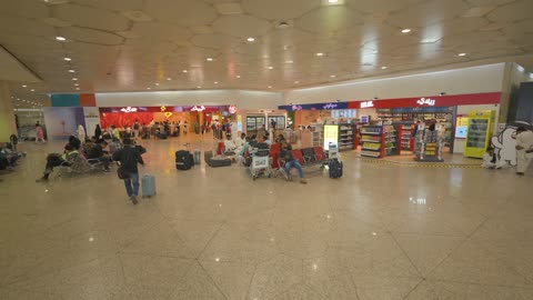 King Khalid International Airport Riyadh Terminal Footage