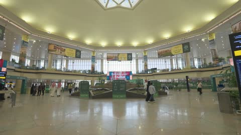 Dammam King Fahd International Airport Terminal Footage