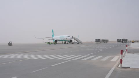 Flynas Airplane Saudi Arabia Airport Ground Handling