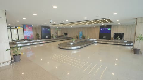 Al-Ahsa International Airport Baggage Claim Area Video