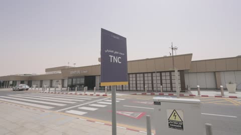 Al-Ahsa International Airport TNC Signage Saudi Arabia