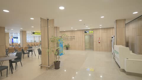 Al Ahsa International Airport Terminal Interior Video