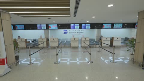 Al Ahsa International Airport Check-in Counter Interior