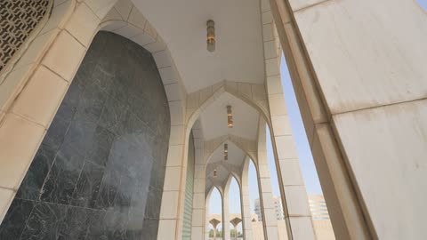 Modern Islamic Architecture White Marble Arches