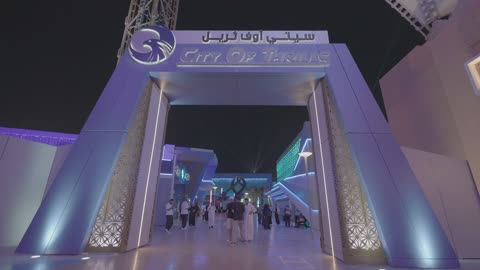 City Of Thrills Riyadh Season Night Entrance Footage