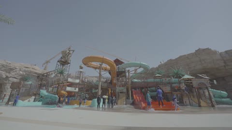 Water Park Slides and Splash Zone Outdoor Recreation