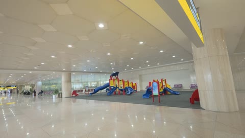 Airport Children Playground Area Saudi Arabia Terminal
