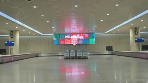 Dammam King Fahd Airport Baggage Claim Area Video