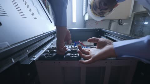 IT Technician Server Rack Hardware Maintenance Footage