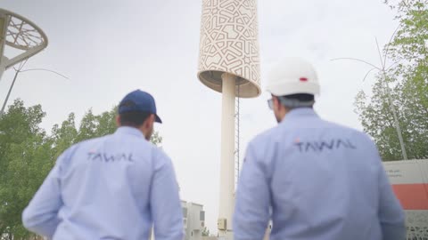 TAWAL Technicians Inspecting Telecom Tower in Saudi Arabia
