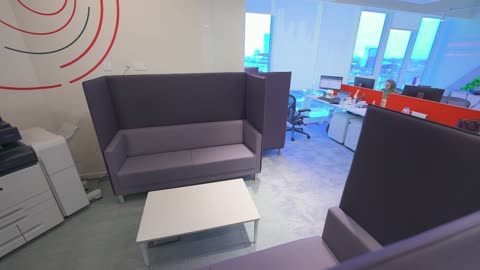 Modern Corporate Office Interior and Workspace Footage