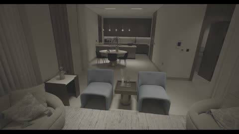 Modern Luxury Apartment Interior Design Dolly Shot Video