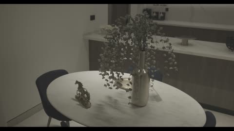 Modern Dining Table Interior Home Decor Video Clip
