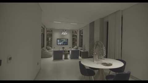 Modern Luxury Apartment Interior Design Tracking Shot