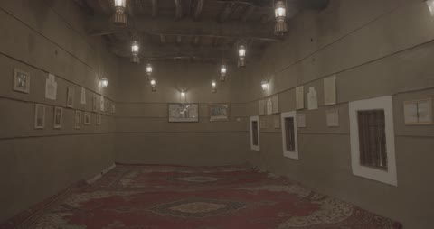 Traditional Saudi Heritage Room Interior Video