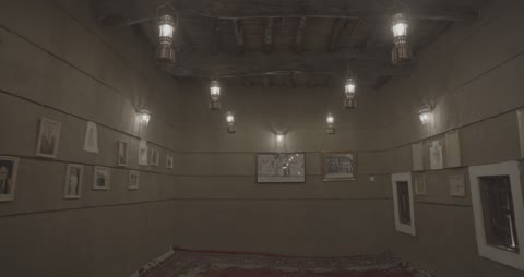 Traditional Saudi Mud Room Heritage Interior Video
