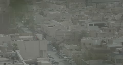 Riyadh Residential Neighborhood Aerial View