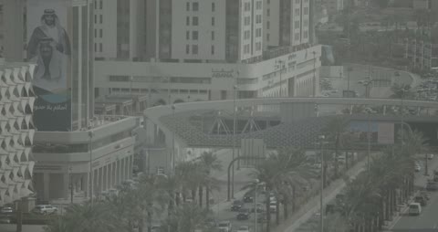 حركة المرور في طريق الرياض بالمملكة العربية السعودية