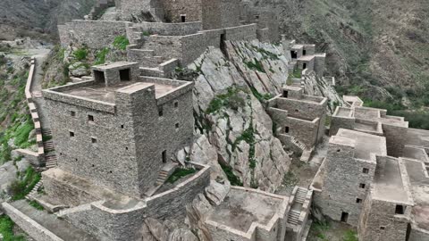 Thee Ain Heritage Village Saudi Arabia Aerial Drone